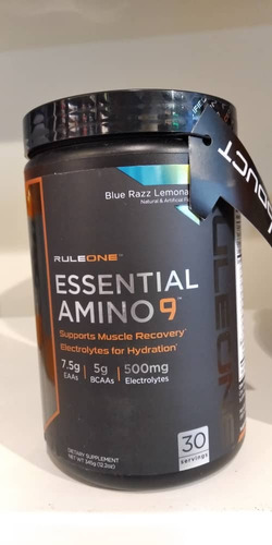 Suplemento Alimenticio Rule One Esential Amino 9 345 Gr 