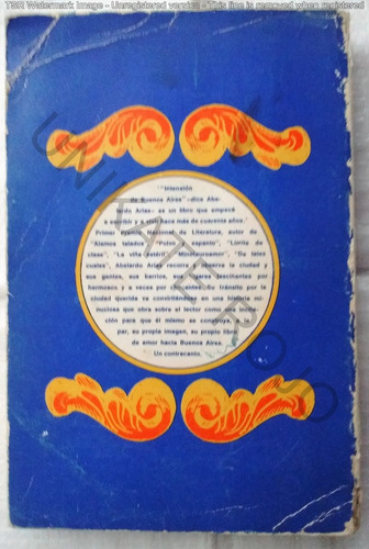 Libro Intensión De Buenos Aires - Abelardo Arias - Usado (Usado)