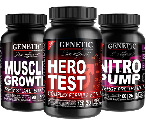 Pro Hormonal Eleva Testo Nitro Pump Growth Hero Test Genetic