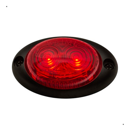 Faro 1032 Baiml 2 Leds 12 24v Rojo C/tornillos 