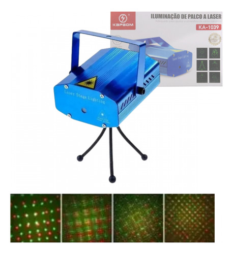 Mini Projetor Laser Holografico Natalino Bivolt