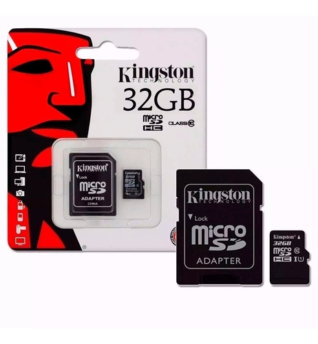 Micro Sd Hc Kingston De 32gb Clase 10 80mb/s