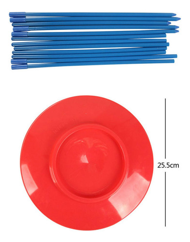6 Uds. De Platos Giratorios De Plástico, Equilibrio ,