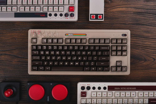 Teclado Retromecánico Bluetooth C64 De 8 Bits/2.4g/usb-c