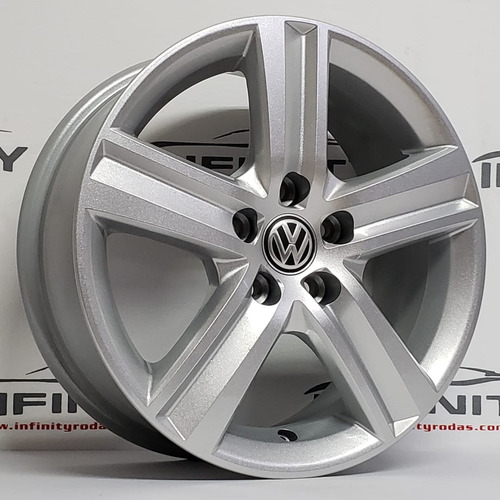 Imagem 3 de 6 de 4 Roda 15 Vw Fox Highline 5x100 Golf Polo Bora Fox R65 Hg Kr