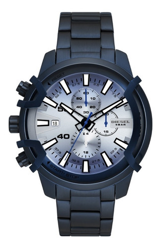 Relógio Diesel Chronograph Blue-tom Masculino Dz4596b1 S1dx Cor da correia Azul