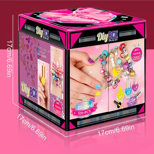 Kits De Pulseras Con Dijes Para Niñas Para