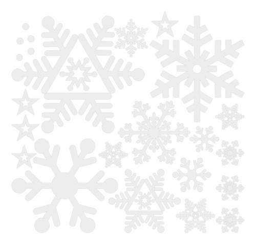 Para Copos De Nieve Duraderos Para Navidad Pegados Con