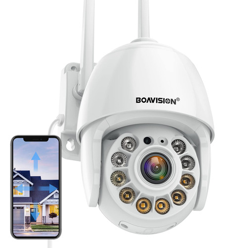 Boavision Camara De Seguridad De 5mp Al Aire Libre, Camara I