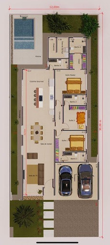 Imagem 10 de 10 de Casa À Venda, 180 M² Por R$ 980.000,00 - Terras Alphaville - Anápolis/go - Ca0608