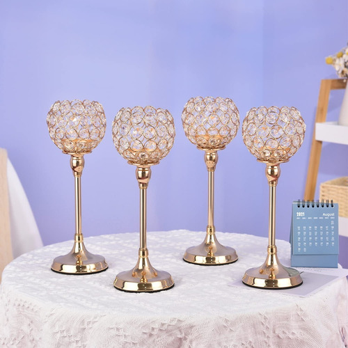 Base Soporte Flores Vela Decoracion Boda Cena Xv Centro 33cm