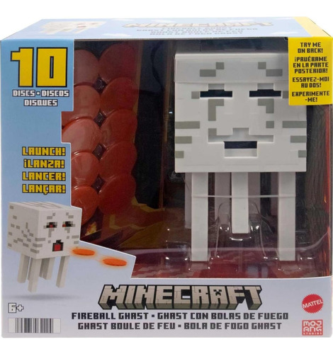 Minecraft Ghast Con Bolas De Fuego