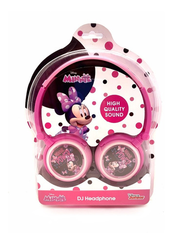 Audifono Disney Minnie Dj Plegable Pink (pn Hp1-02010-esp)