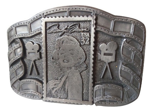Marilyn Monroe Hebilla Cinturón Metalica Edición Limitada377 (Usado)