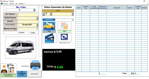 Software Para Rentas De Autos O De Autotrasporte