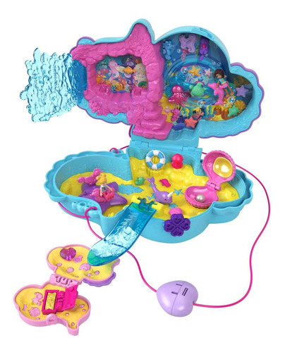 Polly Pocket Set Compacto Mundo Sorpresa Papá Caballito Mar