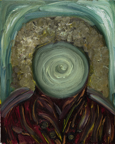 Cuadros Al Oleo El Meditador Pintor Retrato Obra Arte Lienzo