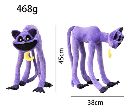 Boneco Pelúcia Smiling Critters Monster Catnap 45cm