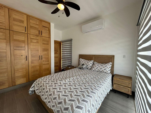 Villa Totalmente Amueblada En Alquiler En Vista Cana, Punta Cana, Con Piscina, 3 Habitaciones