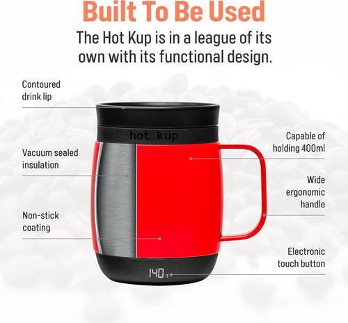 Taza Térmica Inteligente De 414 Ml Marca Sin Especificar Color Nombre Del Diseño