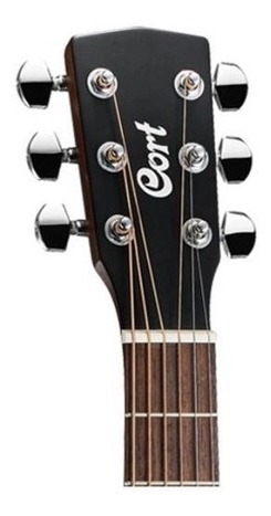 Violão Cort Aço Adminiedx Elétrico Mahogany Com Bag
