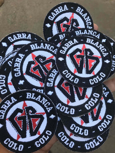 Imagen 3 de 3 de Parche Garra Blanca Gb Colo-colo Bordado
