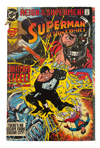 Superman In Action Comics #691 Reign Of The Supermen #28 Dc (Usado)