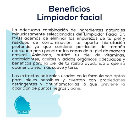 Dr.mah Limpiador Facial 100 Gr Efecto Purificante
