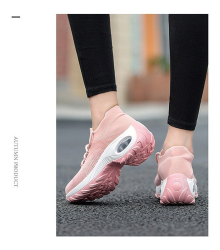 Zapatillas De Tenis Deportivas Transpirables Con Cordones Pa
