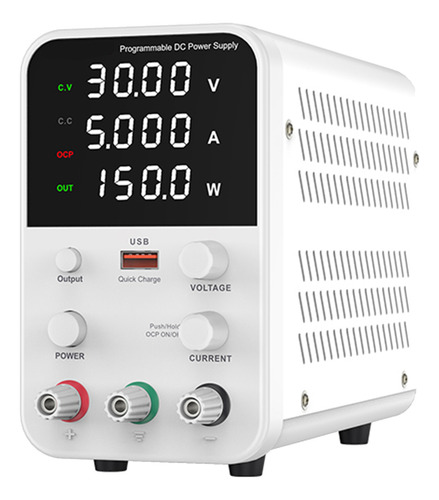 Fuente De Alimentación Ajustable De 30 V 5 A Dc Con Usb Y Pa