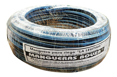 Manguera Rollo Riego 1/2 X 25 Metros Pvc Reforzada