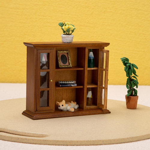 Miniatura Escala 1:12 Casa De Muñecas Estantería Diy