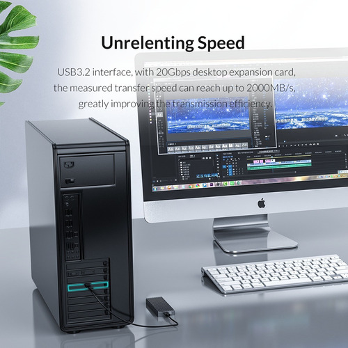 De M.2 Nvme Gabinete Tipo C 10 Gbps Sata Drive Con Cable Usb