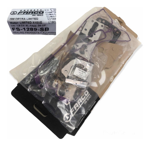 Imagen 2 de 5 de Juego Empacaduras Completas Optra Limited 1.8 Tapa Negra Fra