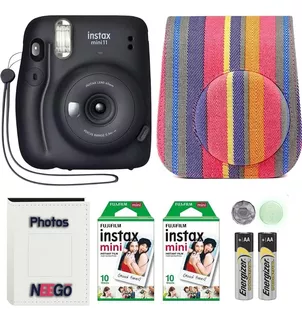 Fujifilm Instax Mini 11 Cámara Con Funda Neego, Película