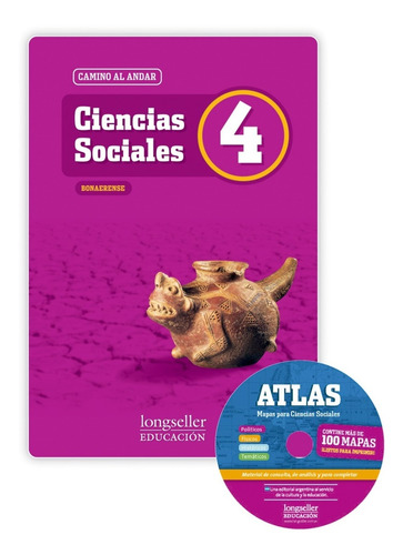 Imagen 1 de 1 de Ciencias Sociales 4 - Bon - Camino Al Andar + Atlas