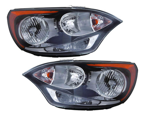 Faros Lámparas Set Kia Rio Hatchback 2012-2017 Halógeno