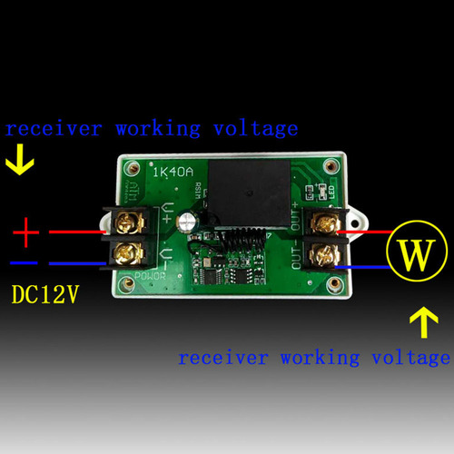 Interruptor De Control Remoto De Relé De 12 V Y 40 A, 1 Can