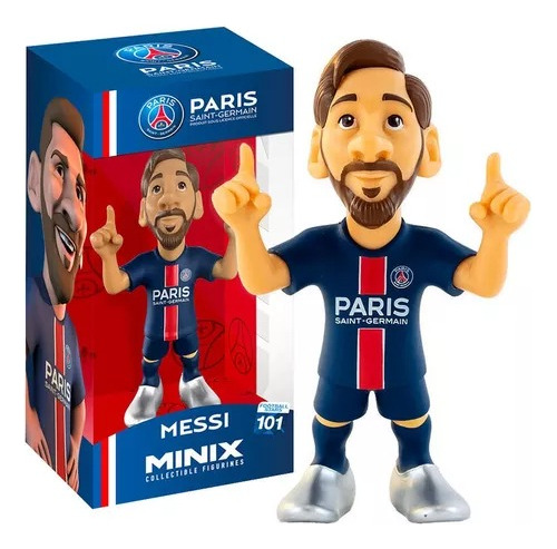 Minix Lionel Messi Psg Paris Muñeco Figura 12 Cm Orig. Srj