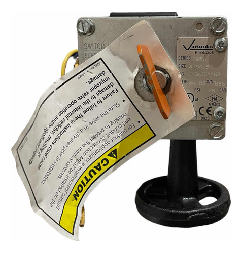 Válvula Borboleta Firelock Com Atuador Victaulic 705w 3''
