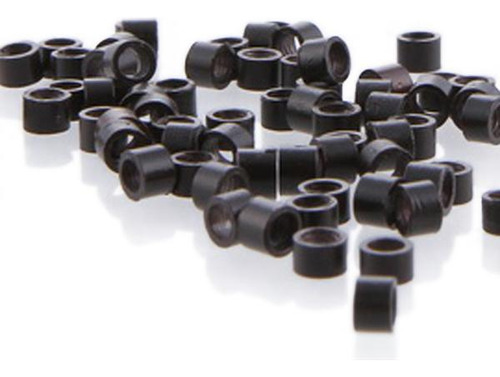 400 Rings Beads Para Dreadlocks Extensiones De Cabello Negro