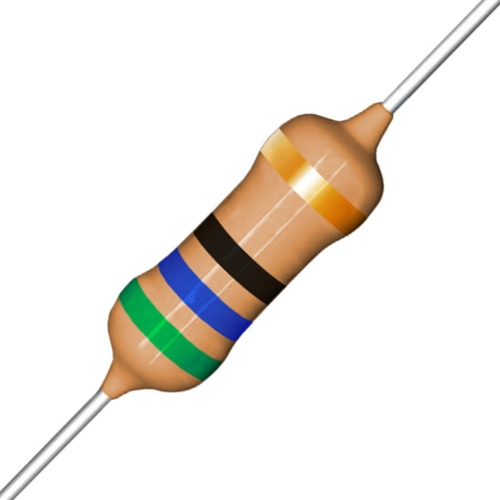 Resistor 56r Cr25 1/4w 5% - Pacote Com 100 Peças