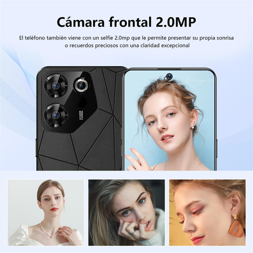 Android Celulares 4g C20 Pro 6.53 Pulgadas Barato Ram3gb Y Rom32gb Azul