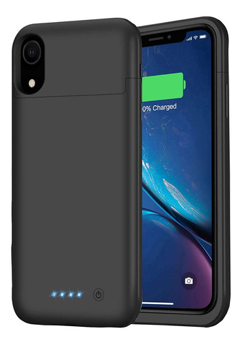 Funda Cargadora iPhone XR Feob 5.5k Black