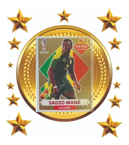 SADIO MANÉ BORDÔ (Base) - EXTRA LEGEND (Senegal) - Figurinha