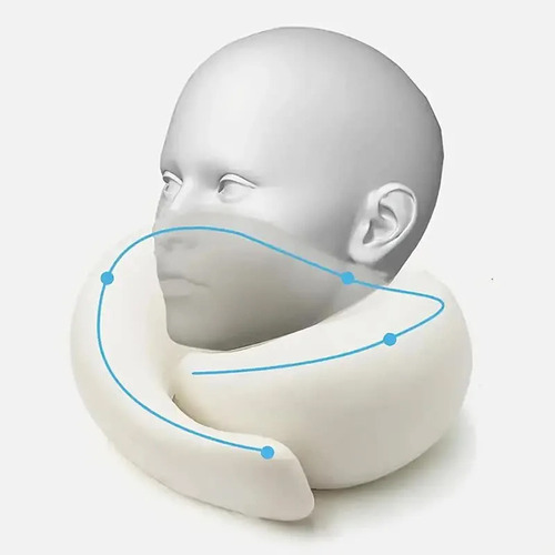 My Almohada De Viaje Para El Cuello, Suave Y Ajustable,