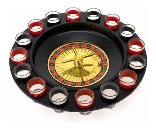 Juego Ruleta Shots Mesa Drinker Shot 16 Copas Rt01-jjs