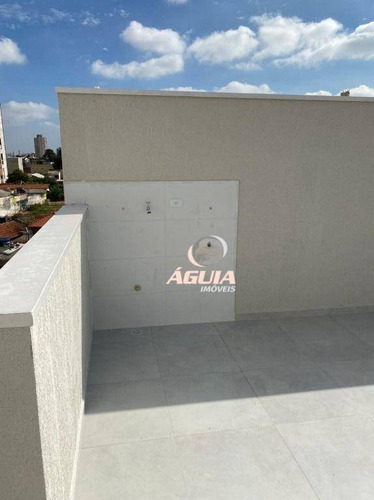 Cobertura Com 2 Dormitórios À Venda, 38 M² Por R$ 370.000,00 - Bangu - Santo André/sp - Co0795