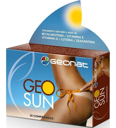 Geonat Geosun Bronceador Natural 30 Comp Betacaroteno