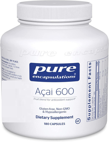 Pure Encapsulations | Acai 600 I Apoyo Inmune I 180 Capsulas